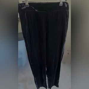 J. Crew Women's Black Velvet Pants
